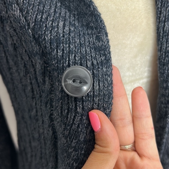 Old navy • oversized grandpa knit cardigan sweater with buttons - Picture 6 of 9